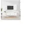 vidaXL Ensemble de meubles TV 5 pcs Blanc Bois d'ingénierie