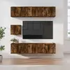 Ensemble de meubles TV 7 pcs Chêne fumé Bois d'ingénierie