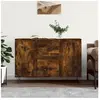 vidaXL Buffet chêne fumé 104x35x70 cm bois d'ingénierie