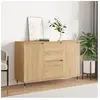 vidaXL Buffet chêne sonoma 104x35x70 cm bois d'ingénierie