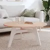 vidaXL Dessus de table Ø90x1,5 cm rond bois massif de hêtre