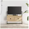 vidaXL Meuble TV mural chêne sonoma 60,5x30x51 cm bois d'ingénierie