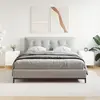 vidaXL Tables de chevet 2 pcs blanc brillant 40x40x50 cm