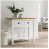 vidaXL Table console BODO marron 90x34,5x73 cm bois de pin massif