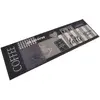 vidaXL Tapis de cuisine lavable impression café noir 60x180 cm velours