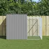vidaXL Niche pour chien avec cour gris clair 214x253x181 cm