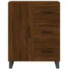 vidaXL Buffet haut Chêne marron 69,5x34x180 cm Bois d'ingénierie