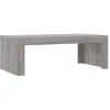 vidaXL Table basse sonoma gris 102x50x36 cm bois d'ingénierie