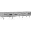 vidaXL Meuble TV gris béton 150x36x30 cm bois d'ingénierie