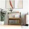 vidaXL Bibliothèque chêne sonoma 80x30x78,5cm bois d'ingénierie et fer