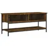 vidaXL Meuble TV chêne fumé 100x35x45 cm bois d'ingénierie