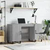 vidaXL Bureau sonoma gris 140x50x75 cm bois d'ingénierie