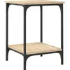 vidaXL Table basse chêne sonoma 40x40x55 cm bois d'ingénierie