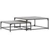 vidaXL Tables basses gigognes 2 pcs sonoma gris bois d'ingénierie