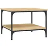 vidaXL vidaXL Table basse chêne sonoma 55x55x40 cm bois d'ingénierie