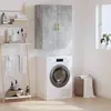 vidaXL Armoire murale gris béton 69,5x34x90 cm
