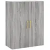 vidaXL Armoire murale sonoma gris 69,5x34x90 cm
