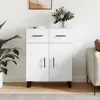 vidaXL Buffet blanc 69,5x34x90 cm bois d'ingénierie