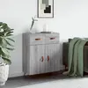 vidaXL Buffet sonoma gris 69,5x34x90 cm bois d'ingénierie
