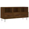 vidaXL Meuble TV chêne marron 102x36x50 cm bois d'ingénierie