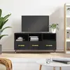 vidaXL Meuble TV noir 102x36x50 cm bois d'ingénierie