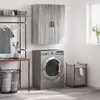 vidaXL Armoire murale sonoma gris 69,5x34x90 cm