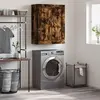 vidaXL Armoire murale chêne fumé 69,5x34x90 cm bois d'ingénierie