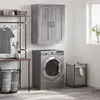 vidaXL Armoire murale sonoma gris 69,5x34x90 cm bois d'ingénierie