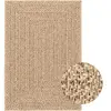 vidaXL Tapis 160x230 cm aspect jute intérieur et extérieur