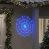 vidaXL Étoile rayonnante de Noël 140 LED 8 pcs bleu 17 cm