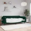 vidaXL Lit de repos vert foncé 100x200 cm velours