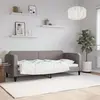 vidaXL Lit de repos taupe 80x200 cm tissu