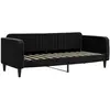 vidaXL Lit de repos noir 80x200 cm velours