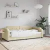 vidaXL Lit de repos crème 80x200 cm tissu
