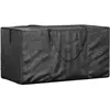 vidaXL Sac de rangement pour sapin de Noël noir 150x75x75 cm PE