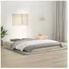 vidaXL Vidaxl Cadre De Lit 150x200 Cm Bois De Pin Massif Très Grand