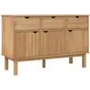 vidaXL Buffet OTTA 114x43x73,5 cm Bois massif de pin