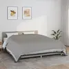 vidaXL Couverture lestée Gris 220x260 cm 15 kg Tissu