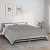 VIDAXL Couverture lestée Gris 235x290 cm 11 kg Tissu