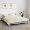vidaXL Couverture lestée Crème clair 200x225 cm 13 kg Tissu