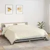 vidaXL Couverture lestée Crème clair 220x260 cm 15 kg Tissu