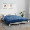 vidaXL Couverture lestée Bleu 200x225 cm 9 kg Tissu