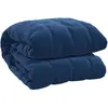 vidaXL Couverture lestée Bleu 220x260 cm 11 kg Tissu