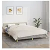 vidaXL Couverture lestée Crème clair 200x200 cm 13 kg Tissu