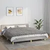 vidaXL Couverture lestée Gris 155x220 cm 11 kg Tissu