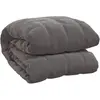 vidaXL Couverture lestée Gris 220x235 cm 15 kg Tissu