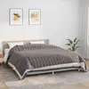 vidaXL Couverture lestée Gris 235x290 cm 11 kg Tissu