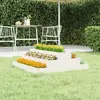 vidaXL Jardinière Blanc 80x80x27 cm Bois massif de pin