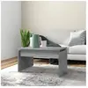 vidaXL Table basse Sonoma gris 68x50x38 cm Bois d'ingénierie
