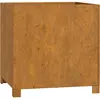 vidaXL Jardinière avec pieds Rouillé 49x47x50 cm Acier corten